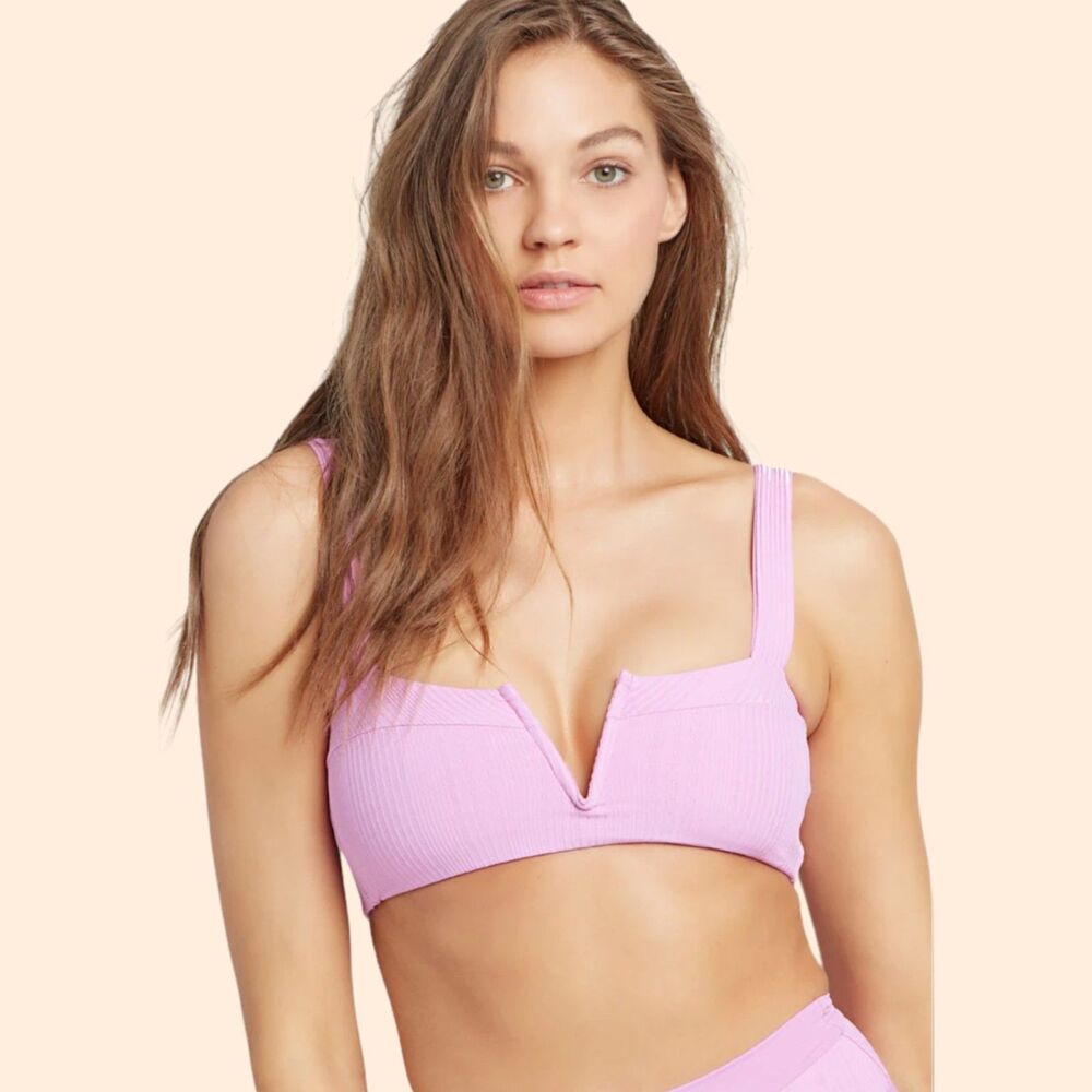 L*Space Pink Bikini Top